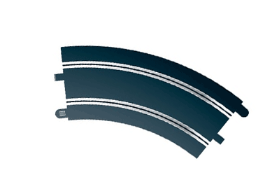 Radius 3 10° Banked Curve 45° x 2 Radius 3 10° Banked Curve 45° x 2