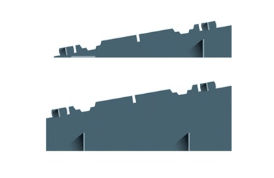 Banked Curve Supports Banked Curve Supports
