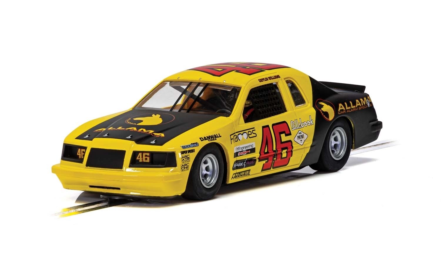 FORD THUNDERBIRD - YELLOW & BLACK NO.46 FORD THUNDERBIRD - YELLOW & BLACK NO.46